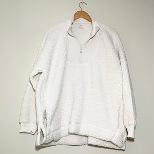 Aerie Fleece Sherpa Pullover Sweatshirt
